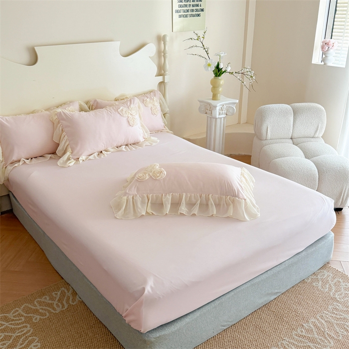 91家纺网 家纺一手货源 找家纺 （总）富盛家纺 2025新款水洗亲肤棉盘花特种刺绣夏被夏凉被空调被床裙款四件套