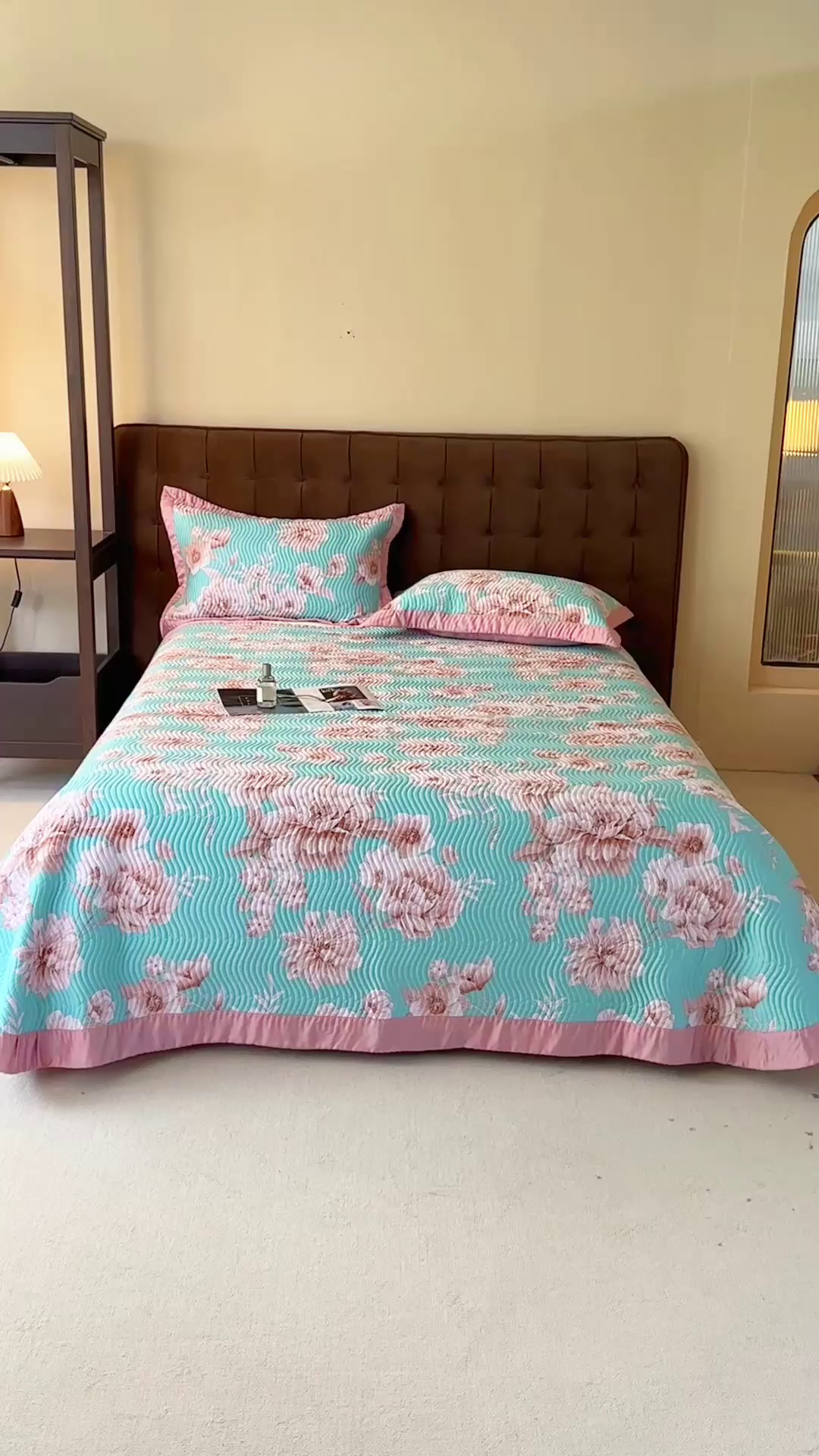 91家纺网 家纺一手货源 找家纺 南通朵美纺织品有限公司 2025【DM】60支兰精天丝软席三件套 清幽花香