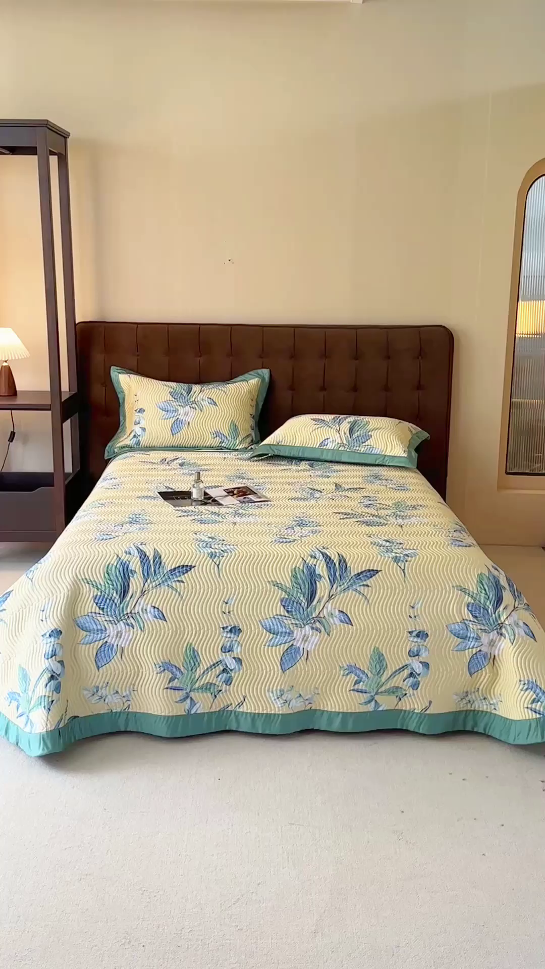 91家纺网 家纺一手货源 找家纺 南通朵美纺织品有限公司 2025【DM】60支兰精天丝软席三件套 芯香花语