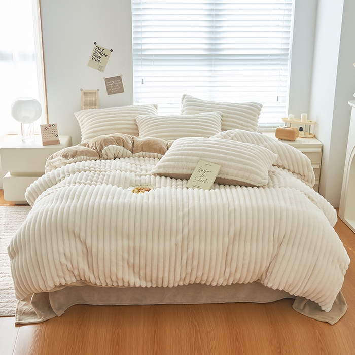 （总）耐思家纺 2023新款A类母婴级兔毛绒四件套