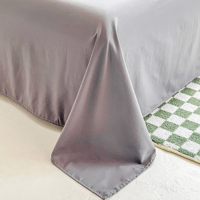 91家纺网 家纺一手货源 找家纺 斯卡诺家纺 2025新款直播爆款提花针织泡泡纱夏被四件套夏凉被空调被四件套 白灰色