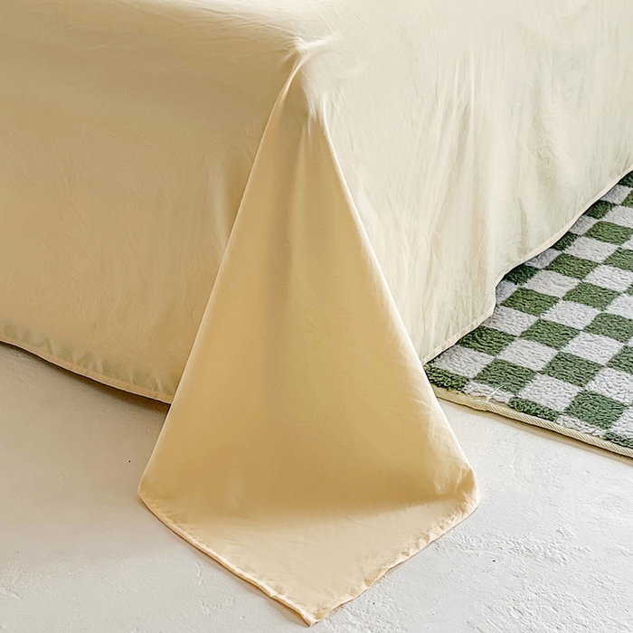 91家纺网 家纺一手货源 找家纺 斯卡诺家纺 2025新款直播爆款提花针织泡泡纱夏被四件套夏凉被空调被四件套 兰黄色