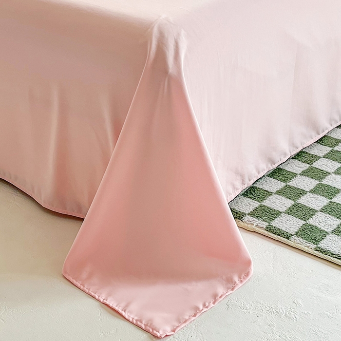 91家纺网 家纺一手货源 找家纺 斯卡诺家纺 2025新款直播爆款提花针织泡泡纱夏被四件套夏凉被空调被四件套 粉色