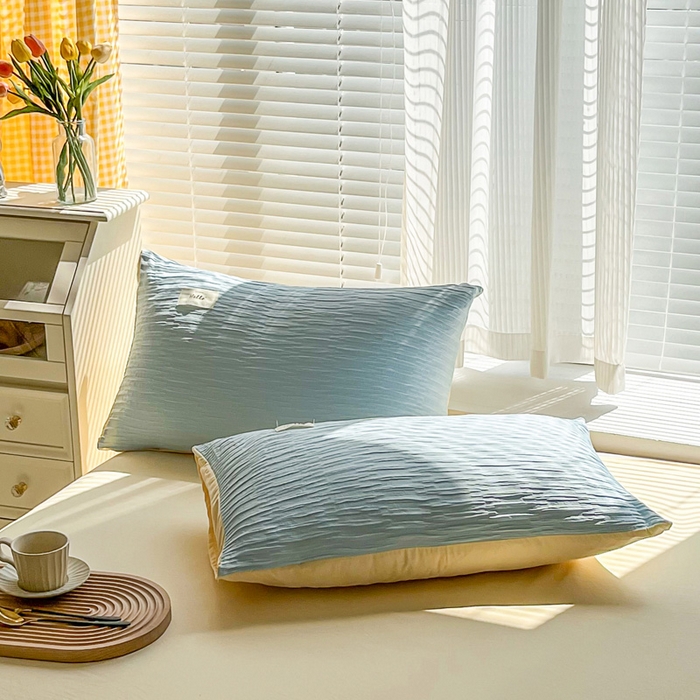 91家纺网 家纺一手货源 找家纺 （总）斯卡诺家纺 2025新款直播爆款提花针织泡泡纱夏被四件套夏凉被空调被四件套