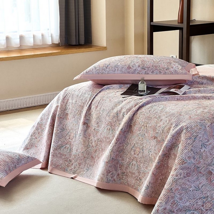 91家纺网 家纺一手货源 找家纺 （总）南通朵美纺织品有限公司 2025【DM】50天丝软席席子三件套