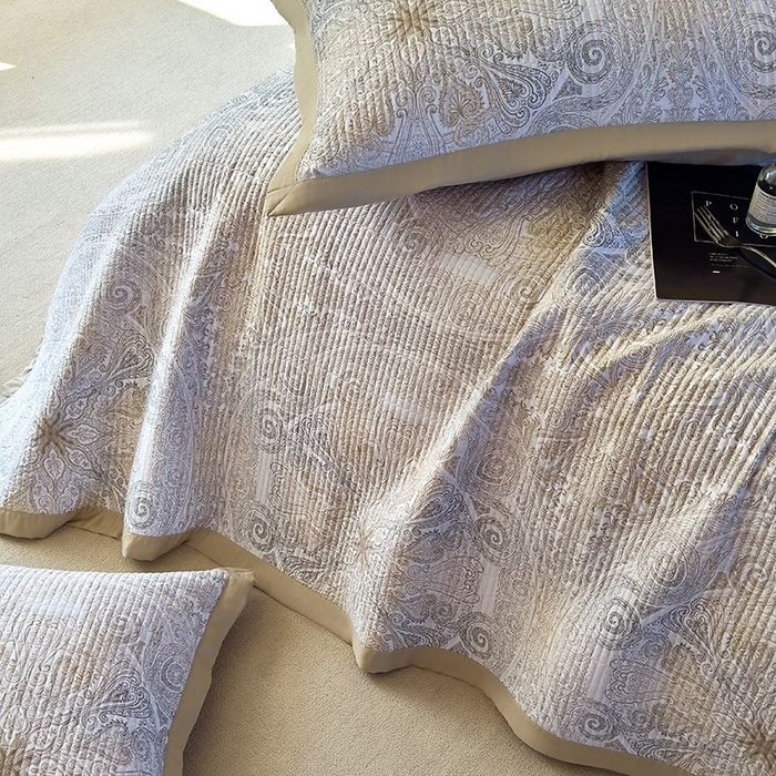 91家纺网 家纺一手货源 找家纺 南通朵美纺织品有限公司 2025【DM】50天丝软席席子三件套 简爱 灰