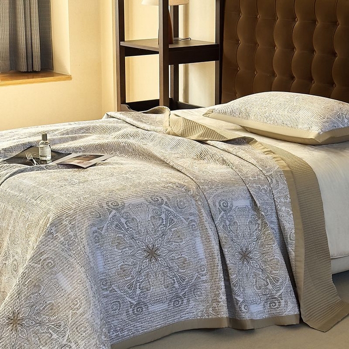 91家纺网 家纺一手货源 找家纺 南通朵美纺织品有限公司 2025【DM】50天丝软席席子三件套 简爱 灰