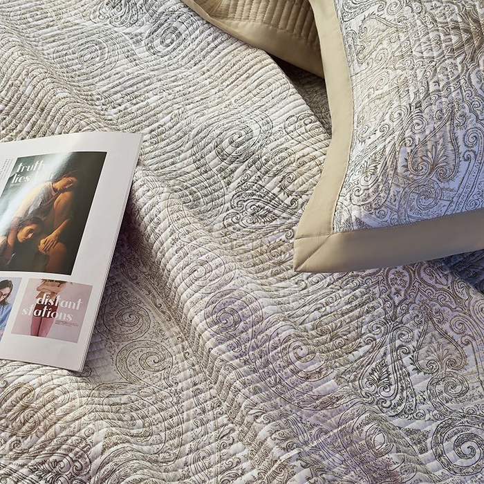 91家纺网 家纺一手货源 找家纺 南通朵美纺织品有限公司 2025【DM】50天丝软席席子三件套 简爱 灰