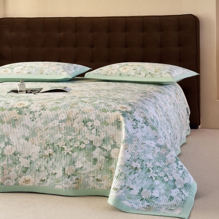 91家纺网 家纺一手货源 找家纺 南通朵美纺织品有限公司 2025【DM】50天丝软席席子三件套 莱茵花园 绿