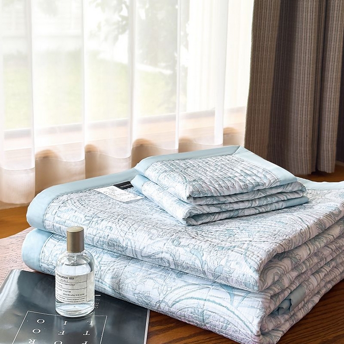 91家纺网 家纺一手货源 找家纺 南通朵美纺织品有限公司 2025【DM】50天丝软席席子三件套 曼缇