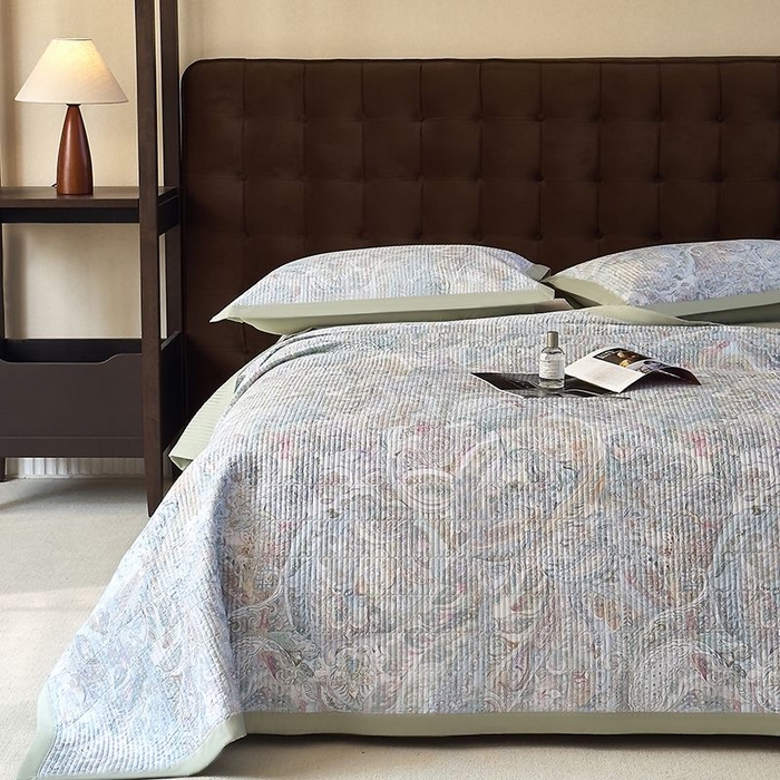 南通朵美纺织品有限公司 2025【DM】50天丝软席席子三件套 塞纳风情