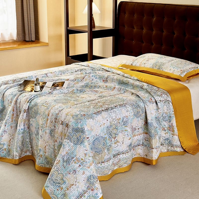 91家纺网 家纺一手货源 找家纺 南通朵美纺织品有限公司 2025【DM】50天丝软席席子三件套 图腾