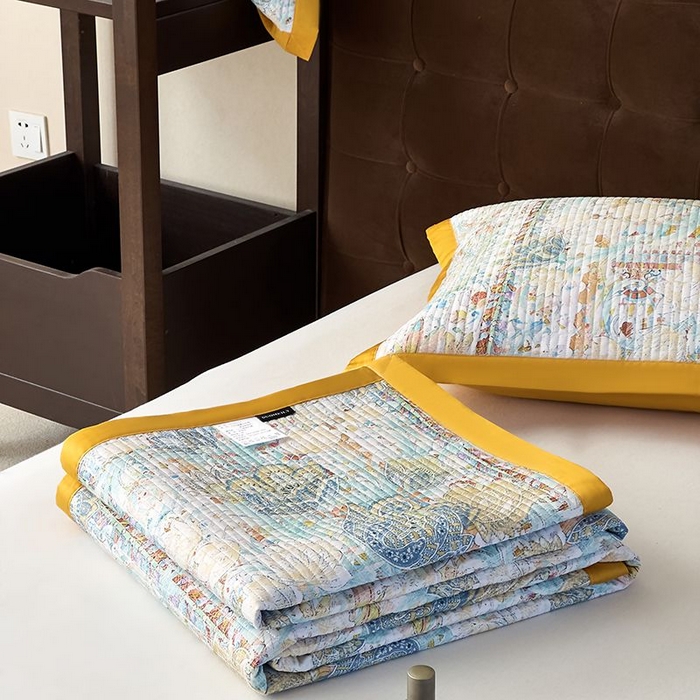 91家纺网 家纺一手货源 找家纺 南通朵美纺织品有限公司 2025【DM】50天丝软席席子三件套 图腾