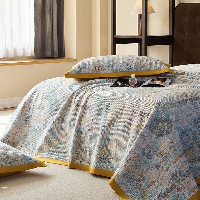 91家纺网 家纺一手货源 找家纺 南通朵美纺织品有限公司 2025【DM】50天丝软席席子三件套 图腾