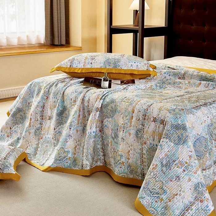 91家纺网 家纺一手货源 找家纺 南通朵美纺织品有限公司 2025【DM】50天丝软席席子三件套 图腾