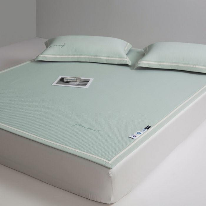 91家纺网 家纺一手货源 找家纺 （总）席世家 2025春夏新款冰豆豆凉席冰川席空调席子单凉席