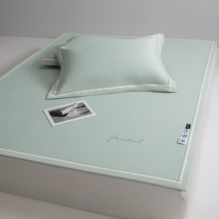 91家纺网 家纺一手货源 找家纺 （总）席世家 2025春夏新款冰豆豆凉席冰川席空调席子单凉席