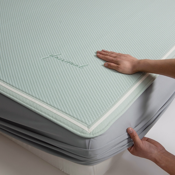 91家纺网 家纺一手货源 找家纺 （总）席世家 2025春夏新款冰豆豆凉席冰川席空调席子单凉席