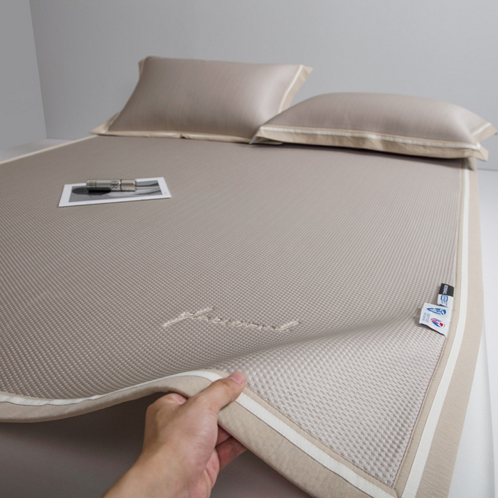 91家纺网 家纺一手货源 找家纺 （总）席世家 2025春夏新款冰豆豆凉席冰川席空调席子单凉席