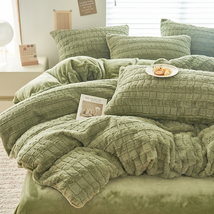 91家纺网 家纺一手货源 找家纺 （总）耐思家纺 2025 新款A类母婴级兔毛绒单枕套