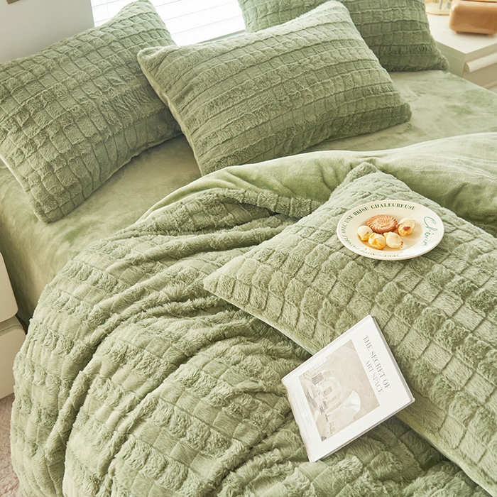 91家纺网 家纺一手货源 找家纺 （总）耐思家纺 2025 新款A类母婴级兔毛绒单枕套