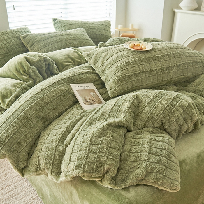 91家纺网 家纺一手货源 找家纺 （总）耐思家纺 2025 新款A类母婴级兔毛绒单枕套