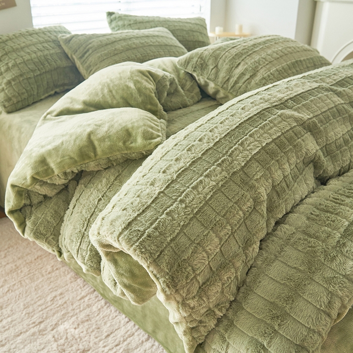 91家纺网 家纺一手货源 找家纺 （总）耐思家纺 2025 新款A类母婴级兔毛绒单枕套