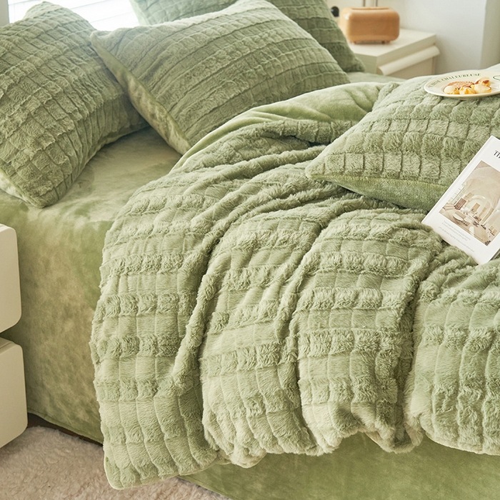 91家纺网 家纺一手货源 找家纺 （总）耐思家纺 2025 新款A类母婴级兔毛绒单枕套