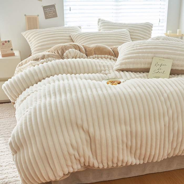 91家纺网 家纺一手货源 找家纺 （总）耐思家纺 2024新款A类母婴级兔毛绒单被套