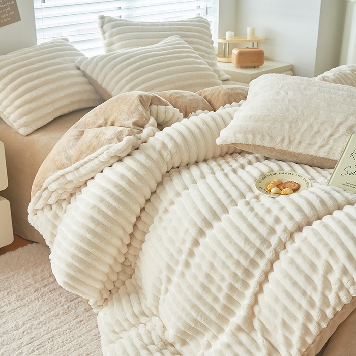 91家纺网 家纺一手货源 找家纺 （总）耐思家纺 2024新款A类母婴级兔毛绒单被套