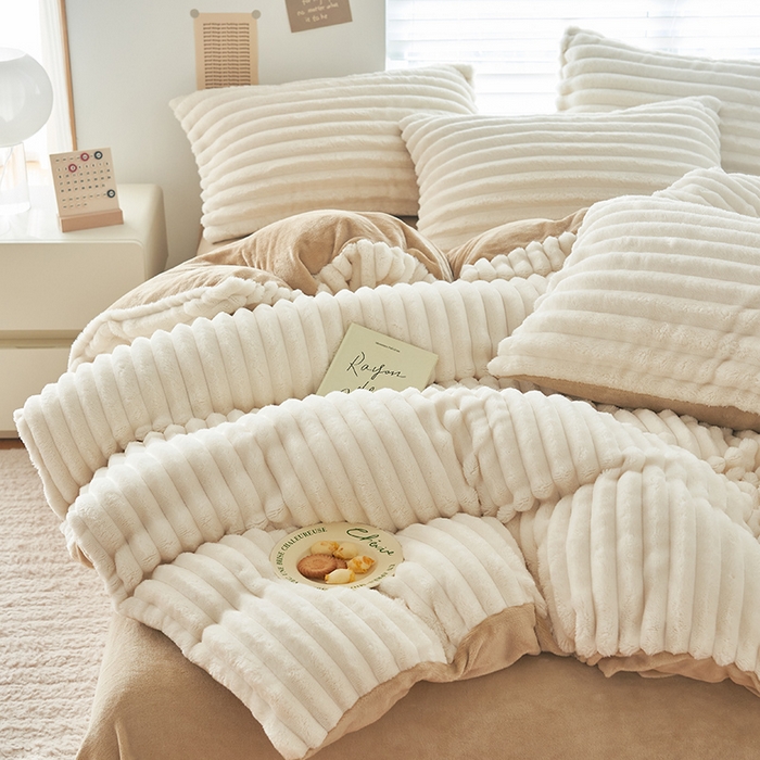 91家纺网 家纺一手货源 找家纺 （总）耐思家纺 2024新款A类母婴级兔毛绒单被套