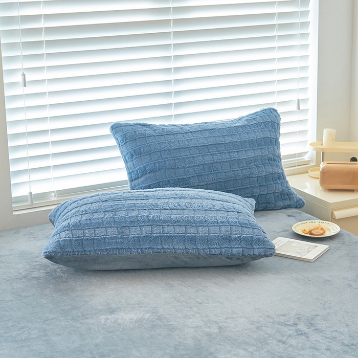 91家纺网 家纺一手货源 找家纺 （总）耐思家纺 2025 新款A类母婴级兔毛绒单枕套