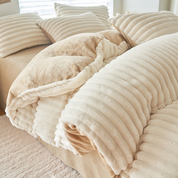 91家纺网 家纺一手货源 找家纺 （总）耐思家纺 2024新款A类母婴级兔毛绒单被套