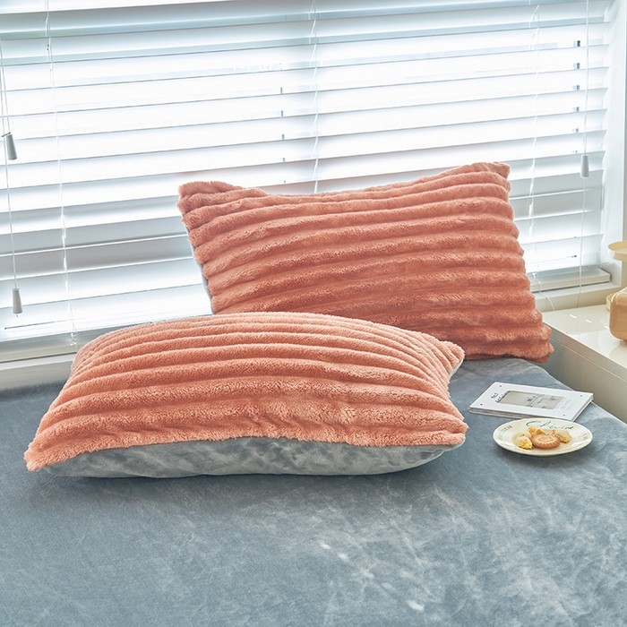 91家纺网 家纺一手货源 找家纺 （总）耐思家纺 2025 新款A类母婴级兔毛绒单枕套