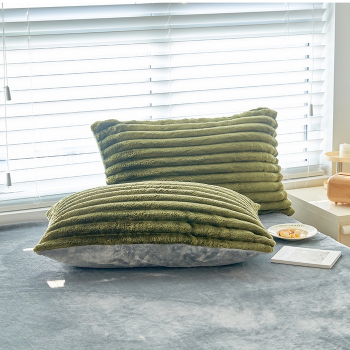 91家纺网 家纺一手货源 找家纺 （总）耐思家纺 2025 新款A类母婴级兔毛绒单枕套