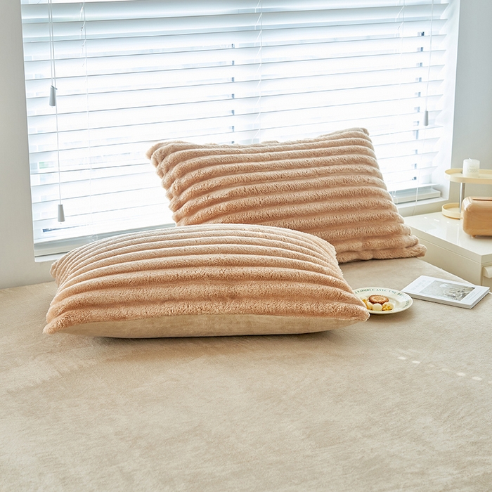 91家纺网 家纺一手货源 找家纺 （总）耐思家纺 2025 新款A类母婴级兔毛绒单枕套