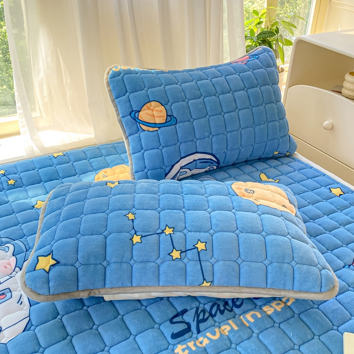 91家纺网 家纺一手货源 找家纺 （总）耐思家纺 2024新款柔软A类加厚保暖牛奶绒床褥