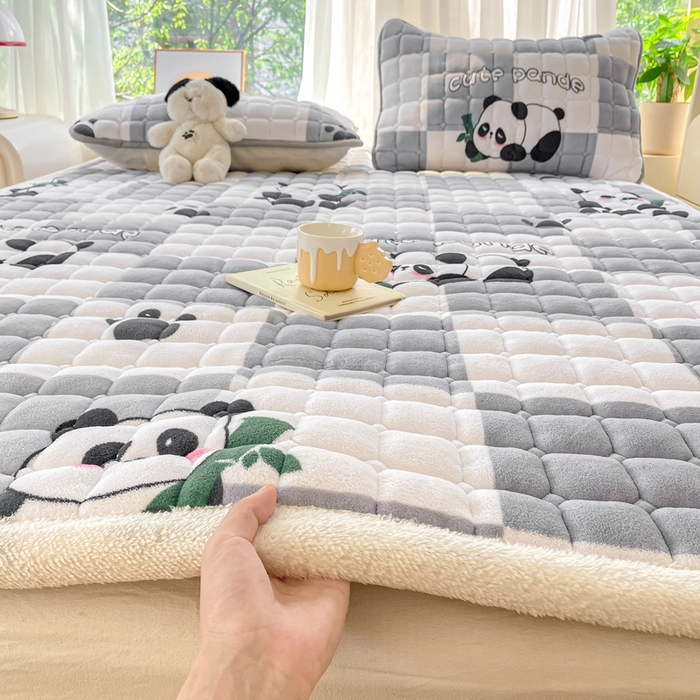 91家纺网 家纺一手货源 找家纺 （总）耐思家纺 2024新款柔软A类加厚保暖牛奶绒床褥