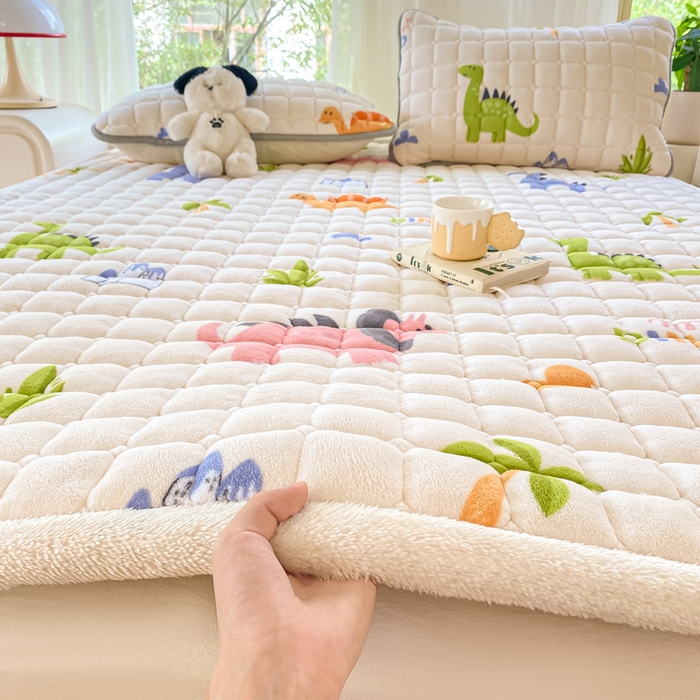 91家纺网 家纺一手货源 找家纺 （总）耐思家纺 2024新款柔软A类加厚保暖牛奶绒床褥