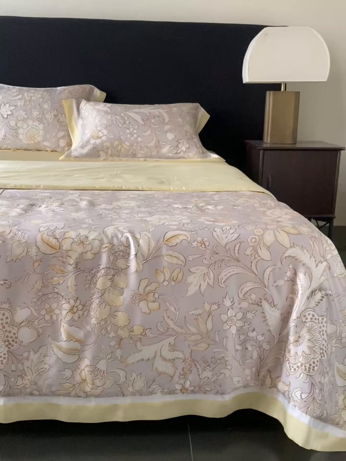 91家纺网 家纺一手货源 找家纺 南通朵美纺织品有限公司 2025新款【DM】100支顶级天丝系列（嵌织带款） 金玉满堂