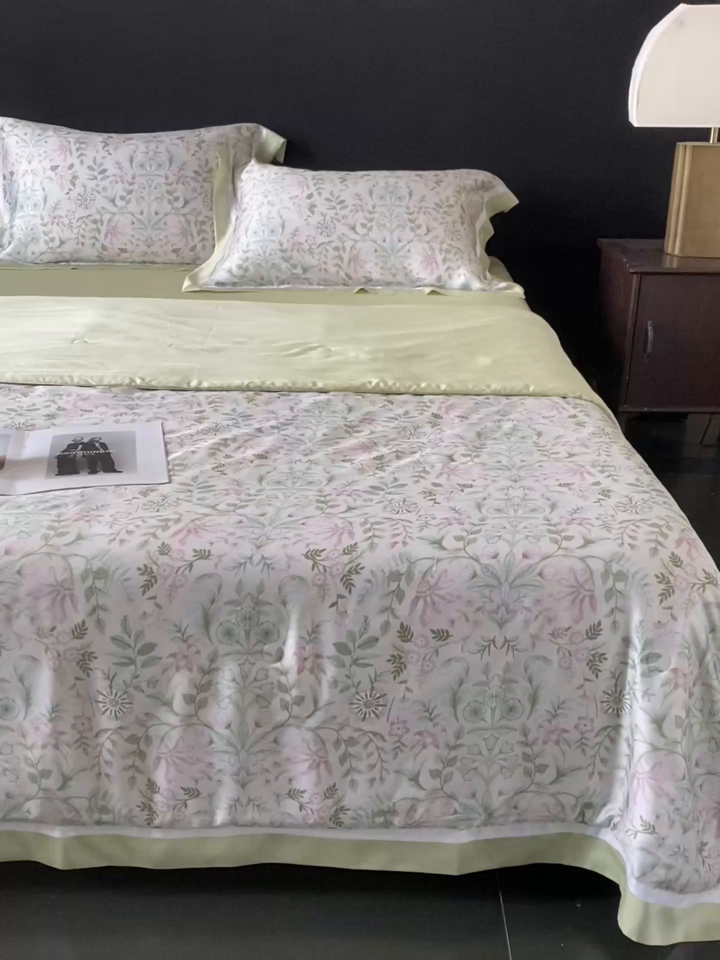 91家纺网 家纺一手货源 找家纺 南通朵美纺织品有限公司 2025新款【DM】100支顶级天丝系列（嵌织带款） 兰亭集