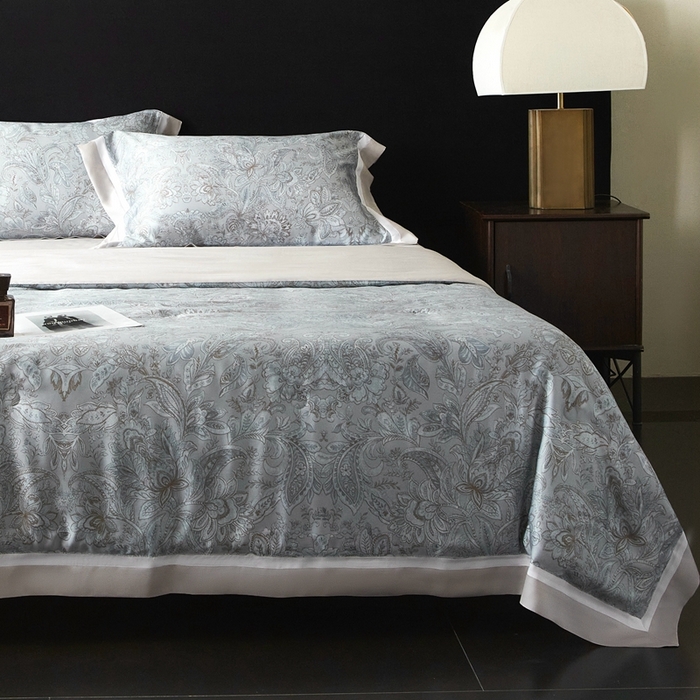 91家纺网 家纺一手货源 找家纺 南通朵美纺织品有限公司 2025新款【DM】100支顶级天丝系列（嵌织带款） 雅风