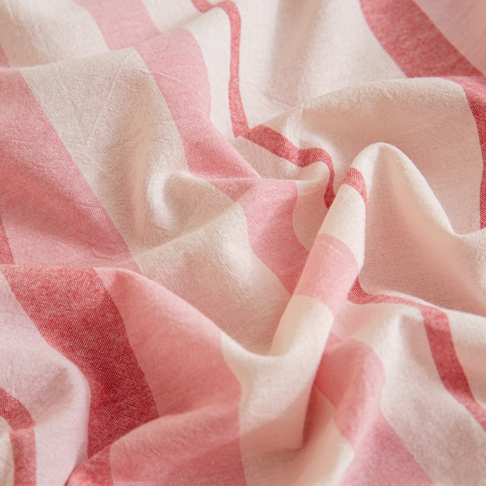 91家纺网 家纺一手货源 找家纺 优米家纺 2025新款色织全棉纯棉40支水洗四件套及床单系列-四件套 麦田粉