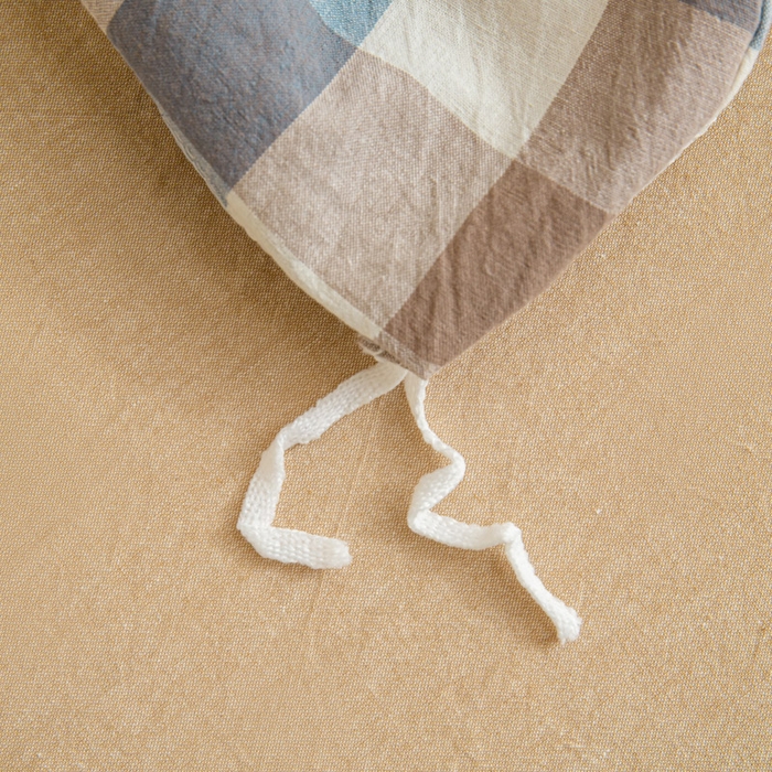 91家纺网 家纺一手货源 找家纺 优米家纺 2025新款色织全棉纯棉40支水洗四件套及床单系列-四件套 麦丫咖