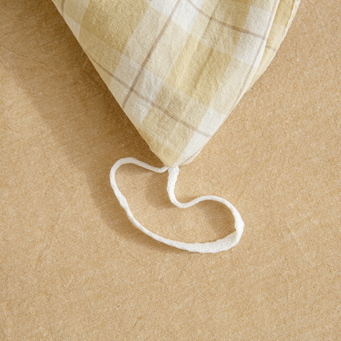 91家纺网 家纺一手货源 找家纺 优米家纺 2025新款色织全棉纯棉40支水洗四件套及床单系列-四件套 圣代咖