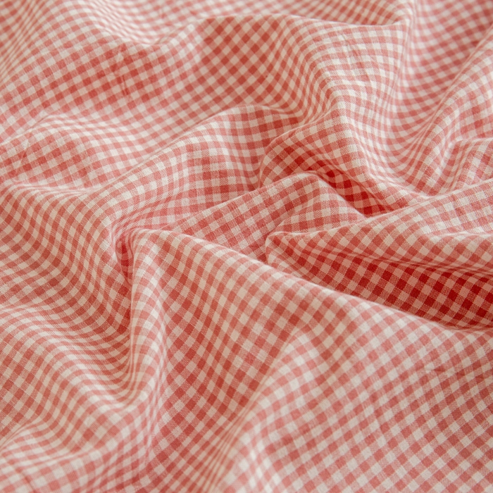 91家纺网 家纺一手货源 找家纺 优米家纺 2025新款色织全棉纯棉40支水洗四件套及床单系列-四件套 玉小格