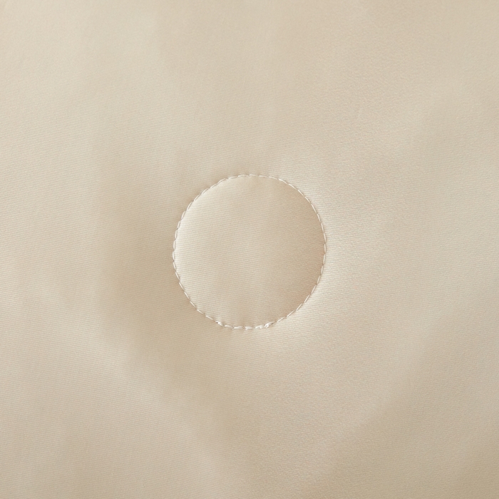 91家纺网 家纺一手货源 找家纺 欧邦 2025春夏新款PE凉感冰豆豆床笠款夏被夏凉被空调被四件套 桃心-米