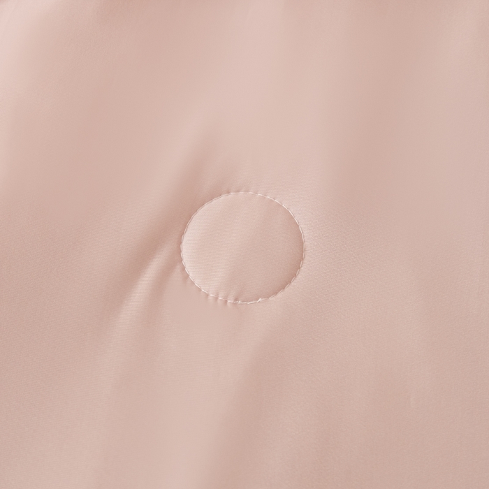 91家纺网 家纺一手货源 找家纺 欧邦 2025春夏新款PE凉感冰豆豆床笠款夏被夏凉被空调被四件套 四叶草-粉