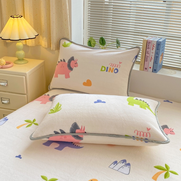 91家纺网 家纺一手货源 找家纺 （总）耐思家纺 2025 新款加厚牛奶绒系列 -单枕套