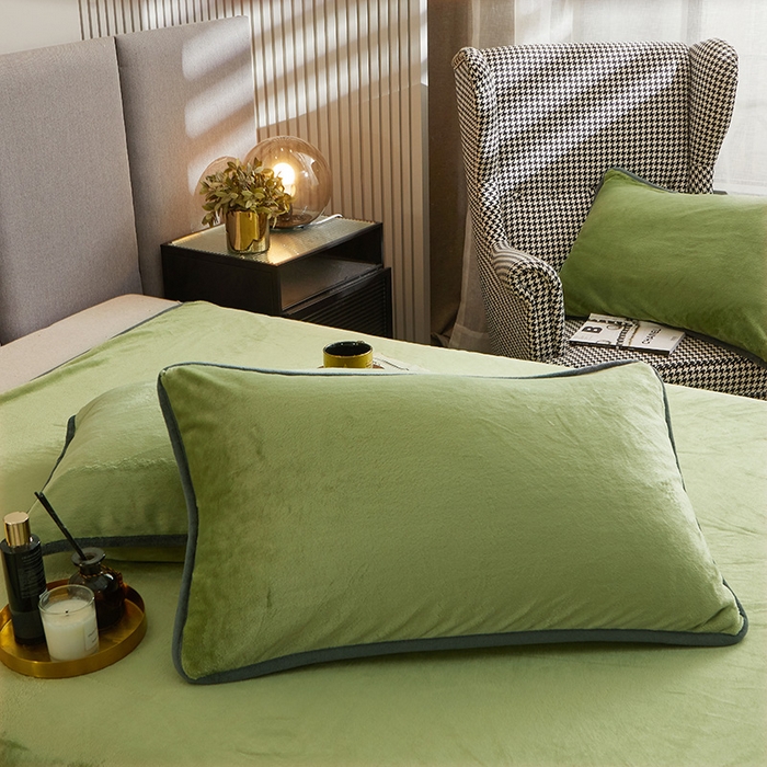 91家纺网 家纺一手货源 找家纺 （总）耐思家纺 2025 新款加厚牛奶绒系列 -单枕套